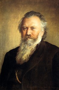 Portræt af Johannes Brahms, 1891